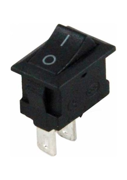 IC-125B Siyah Mini Işıksız Anahtar On/off Switch 2p