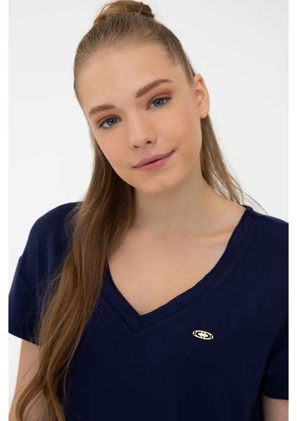 Kadın Lacivert T-Shirt 50236611-VR033 fiyatları