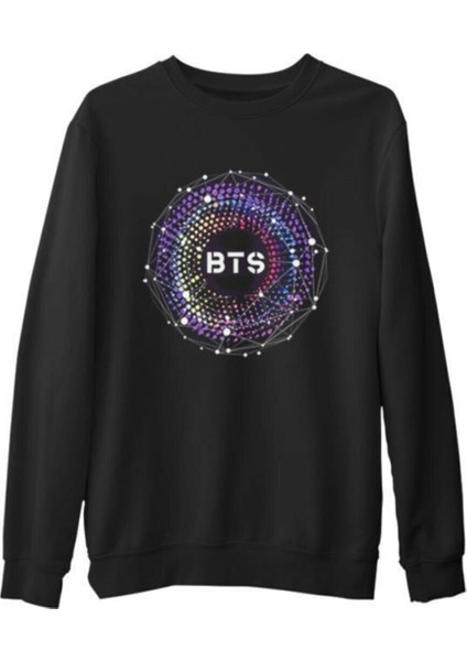 Lordd T-Shirt Bts - 4th Siyah Erkek Kalın Sweatshirt