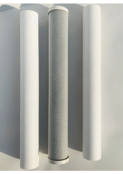 Water Shop - 20'' Sanayi Tipi Su Arıtma Cihazı Üçlü Filtre Seti