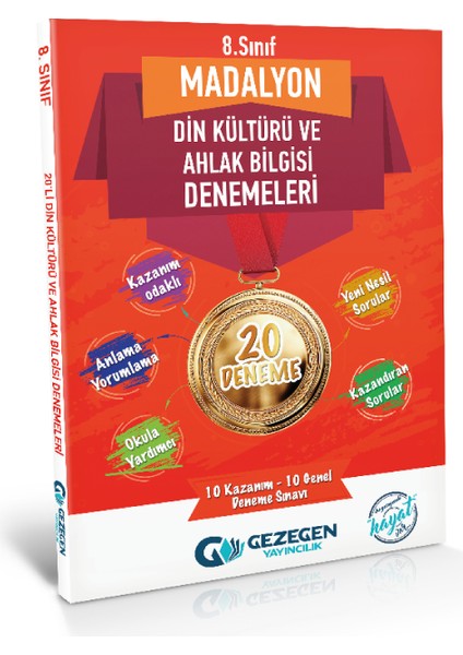 Madalyon Yayınları Din Kültürü Ve Ahlak Bilgisi 8.Sınıf 20'Li Denemeleri