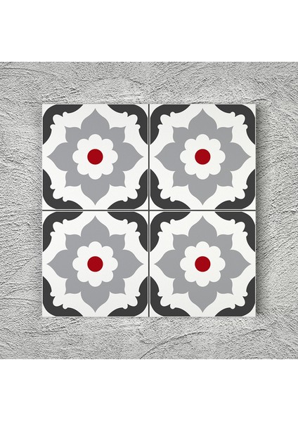 Kütahya Çini Yapı Tasarım Yk 001-52B 20 x 20 Desenli Yer Karosu 1m²