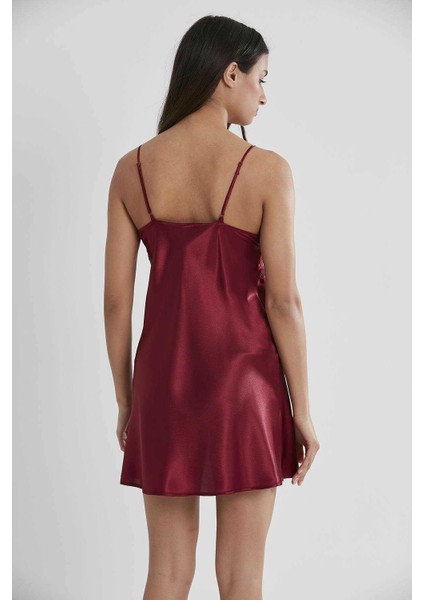 632 Bordo Saten Gecelik fırsatları