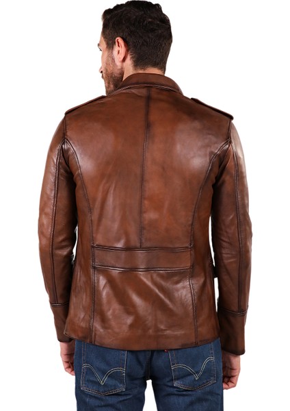 Düğmeli Deri Ceket indirimleri