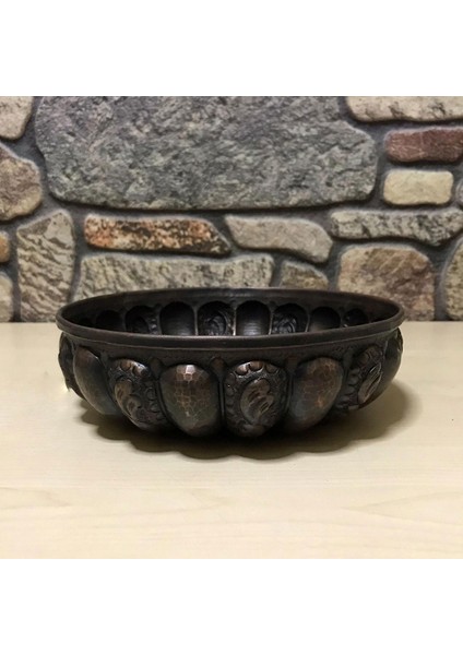 Dilimli Işlemeli Bakır Hamam Tası fiyatları