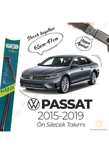 Hc Cargo Volkswagen Passat B8 Muz Silecek Takımı (2015-2018) Bosch Cargo