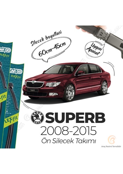 Skoda Superb Muz Silecek Takımı (2008-2015) Bosch Cargo