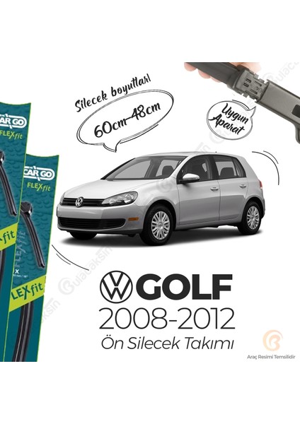 Hc Cargo Volkswagen Golf 6 2008 - 2012 Ön Muz Silecek Takımı