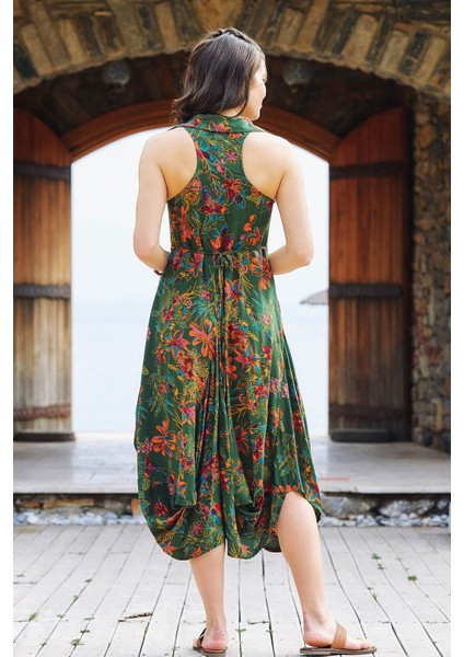 Gömlek Yaka Viskon Elbise fırsatları