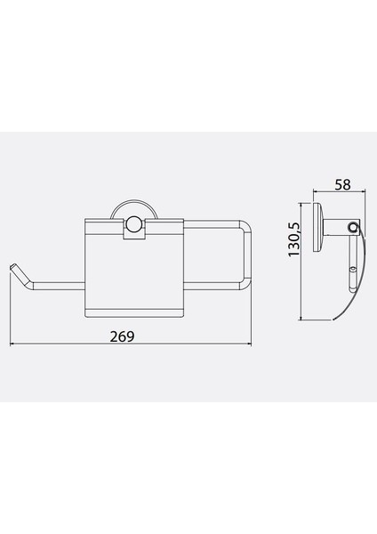Banyo Bianca Kağıt Havluluk Kapaklı 140102027 E.c.a fiyatları