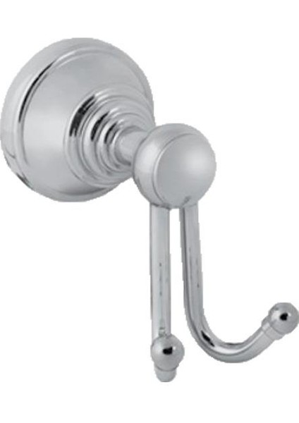 Banyo Luna Askılık Ikili / Banyo Askısı Krom 140110008 E.c.a