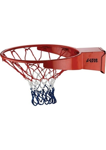 18 Inç (45 Cm) Metal Profil Basketbol Çemberi + Renkli Basketbol Filesi + Montaj Vidaları