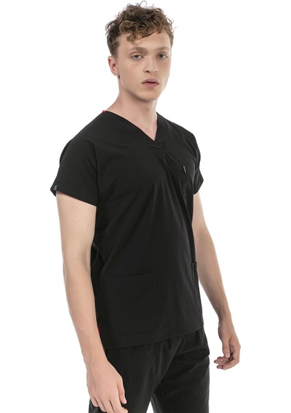 Ultralycra Basic - Doktor Hemşire Forma Takımı Unisex Siyah indirimleri