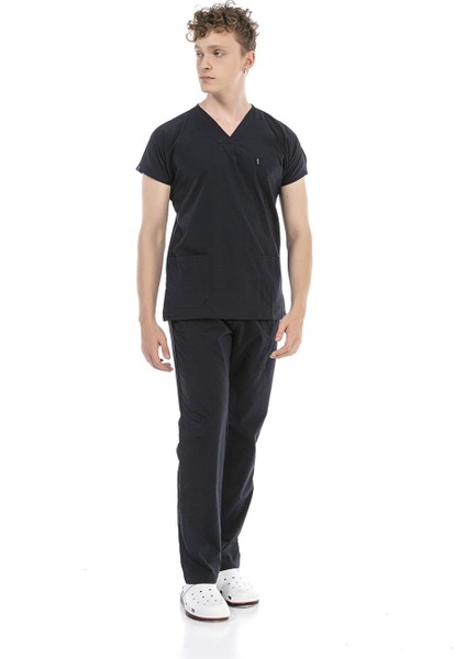 Ultralycra Basic - Doktor Hemşire Forma Takımı Unisex Lacivert modelleri