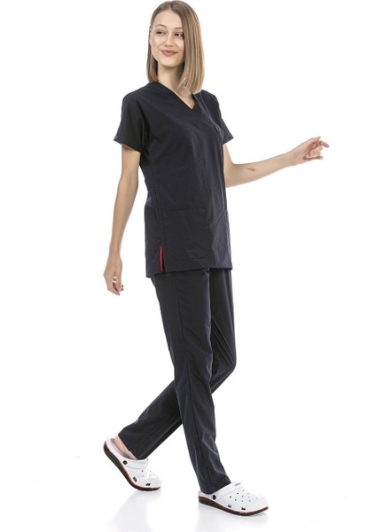 Ultralycra Basic - Doktor Hemşire Forma Takımı Unisex Lacivert fırsatları