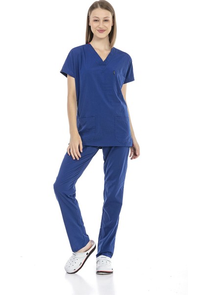 Ultralycra Basic - Doktor Hemşire Forma Takımı Unisex Saks