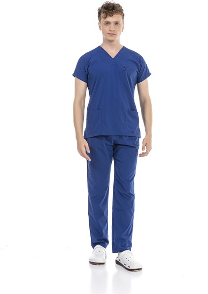 Ultralycra Basic - Doktor Hemşire Forma Takımı Unisex Saks
