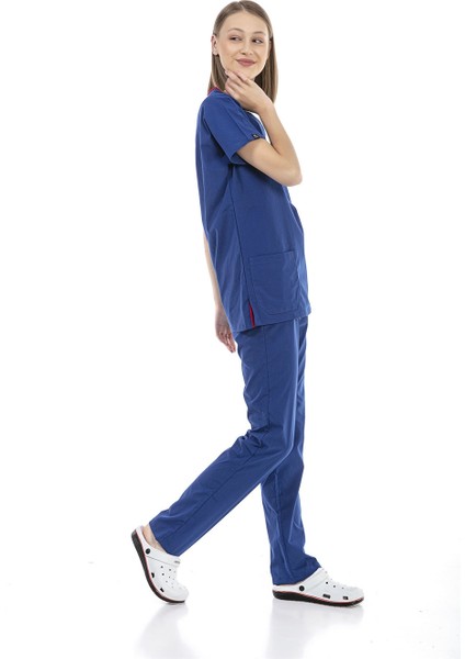 Ultralycra Basic - Doktor Hemşire Forma Takımı Unisex Saks