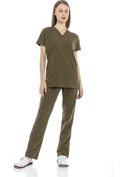 Ultralycra Basic - Doktor Hemşire Forma Takımı Unisex Haki fiyatları