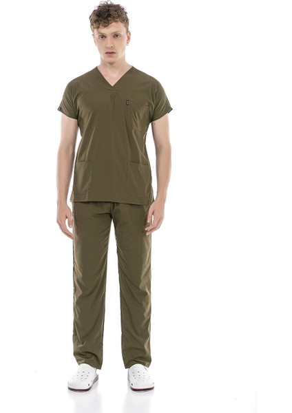 Ultralycra Basic - Doktor Hemşire Forma Takımı Unisex Haki modelleri