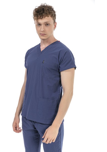 Ultralycra Basic - Doktor Hemşire Forma Takımı Unisex Fırtına Mavi indirimleri