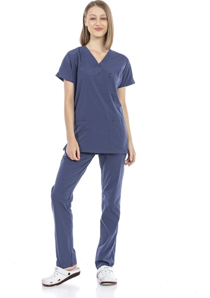Ultralycra Basic - Doktor Hemşire Forma Takımı Unisex Fırtına Mavi fiyatları