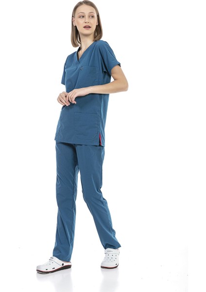 Ultralycra Basic - Doktor Hemşire Forma Takımı Unisex Petrol Mavi fiyatları