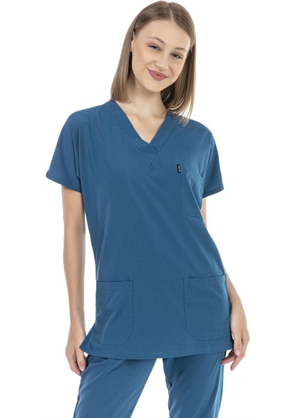 Ultralycra Basic - Doktor Hemşire Forma Takımı Unisex Petrol Mavi fırsatları