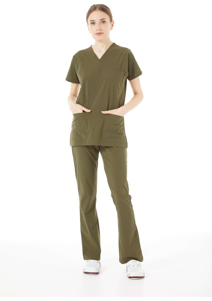 Ultralycra Spaniard - Doktor Hemşire Forma Takımı Kadın Haki fiyatları
