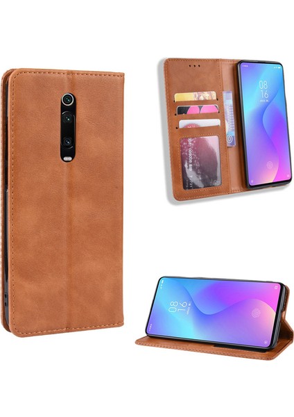 Xiaomi Mi 9t 9t Pro İçin Deri Cüzdan Kılıf (Yurt Dışından)