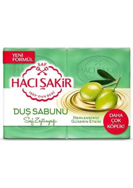 Gliserin Zeytinyağı Duş Sabunu 4X125 G