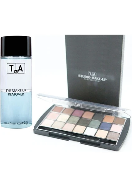 Tca Studio Make-Up Göz Farı Paleti Smokey Box 2 + Makyaj Temizleyici