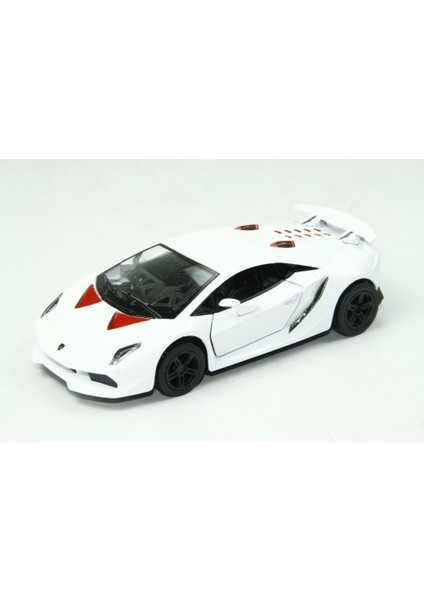 Lamborghini Sesto Elemento Çek Bırak Model Metal Araba 1:38 Ölçek