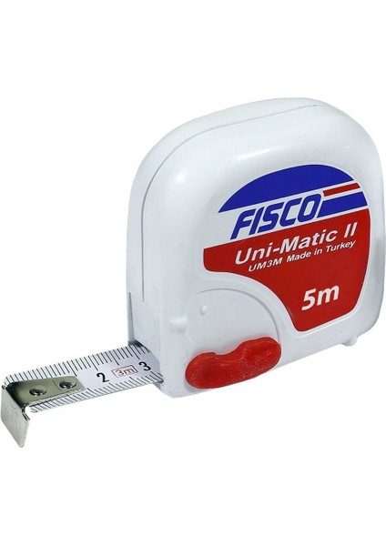 Fısco 5m Uzunluk Metre Uni Matic 2 UM5M Made In Turkey Fisko Metreleri Metreler Fisko Agmair Agm Air