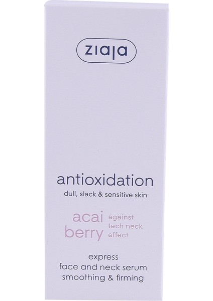 Zıaja Acai Meyvesi Özlü Yüz-Boyun Serumu 50 ml
