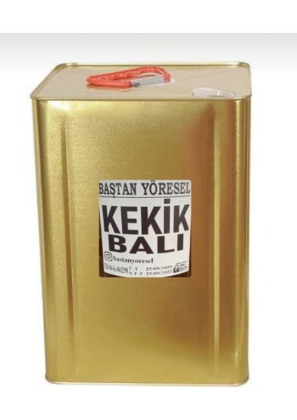 25 kg Teneke Kekik Balı