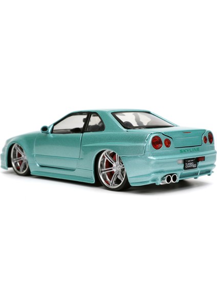 Jada 1:24 Hızlı ve Öfkeli Arabalar Brian's 2002 Nissan Skyline Gt-R BNR34