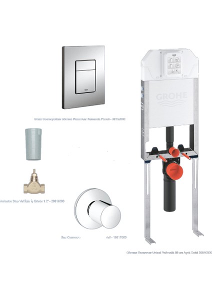 Gömme Rezervuar Seti