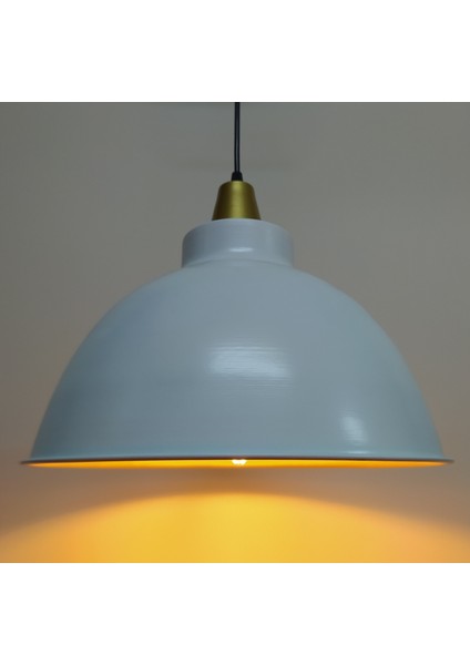 retro,modern,vintage mutfak,oda,otel,cafeler için beyaz metal sarkıt avize çap:33cm