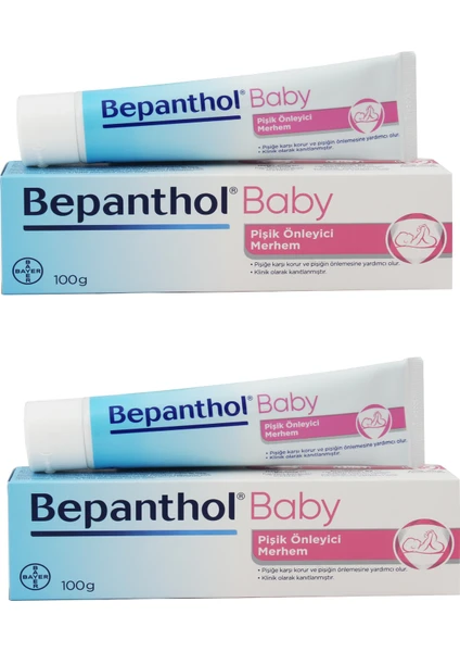 Baby Pişik Kremi Avantaj Paket 2 x 100 gr