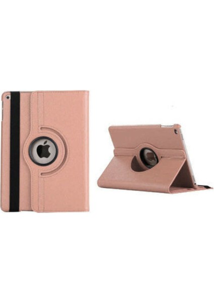 Apple Ipad 5. 6. Nesil 2017 2018 9.7" Inc Tablet Standlı 360° Dönebilen Deri Kılıf Leather Case