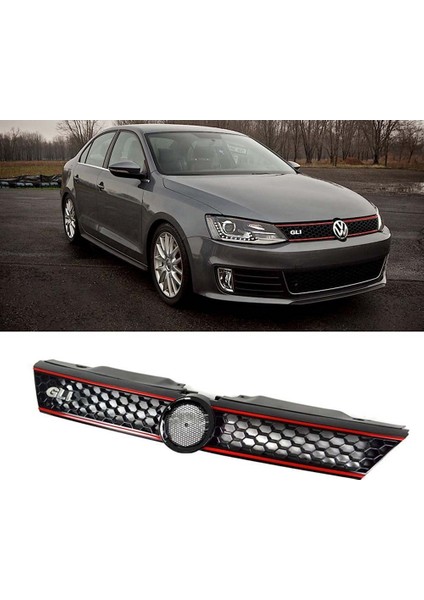 Jetta Gli Ön Panjur Izgara Kırmızı Şeritli 2011 / 2015