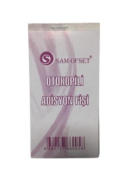 Adisyon Fişi Otokopili