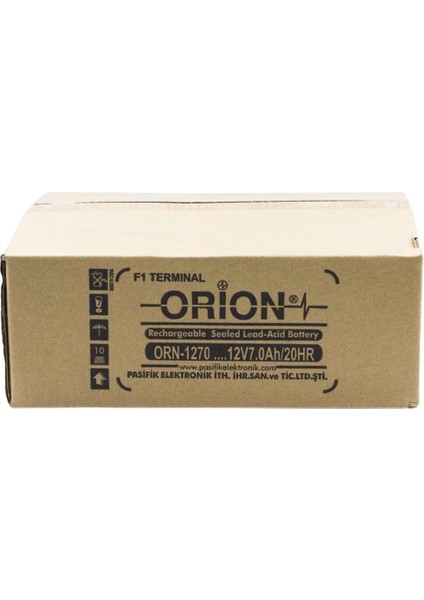ORN1270 12 V 7 Ah 8 Adet Bakımsız Kuru Akü