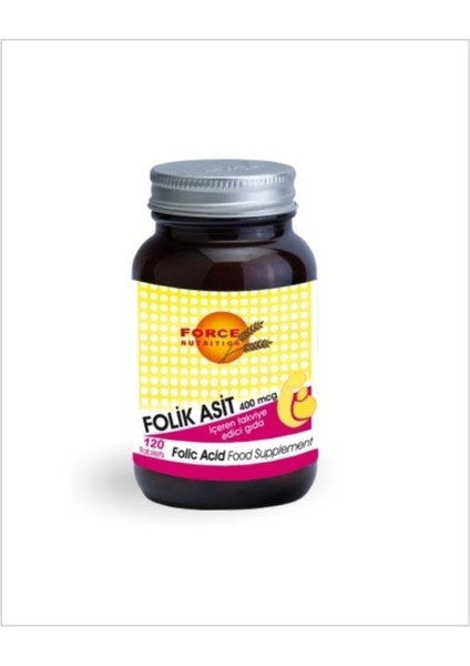 Folic Asid 400 Mg 120 Tablet
