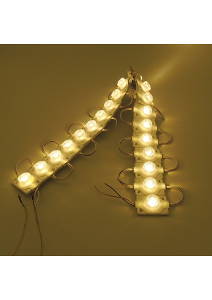 Parlak Işık Parmak Mercekli Modül LED 20 LED 12V 3 Watt