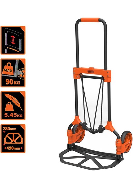 Black & Decker BH202 90KG Katlanır El Arabası