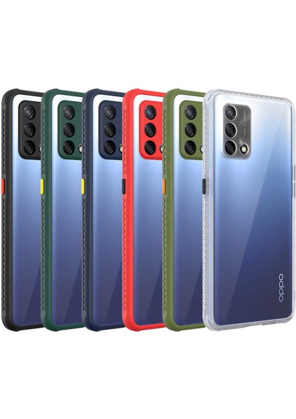 Oppo A74 Kılıf Kamera ve Köşe Korumalı Aircolor Kapak - Yeşil fırsatları