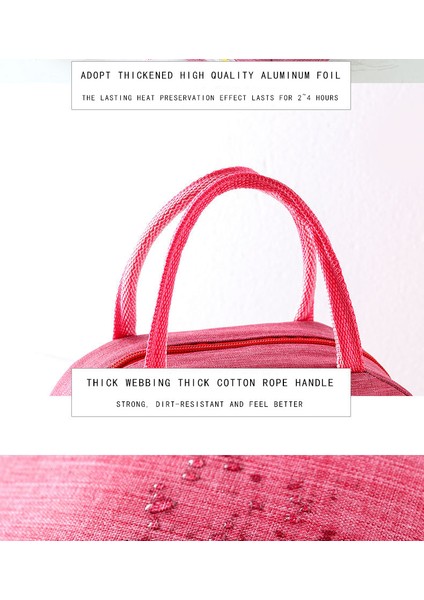 Yalıtımlı Su Geçirmez Kumaş Beslenme Çantası (Yurt Dışından) fırsatları