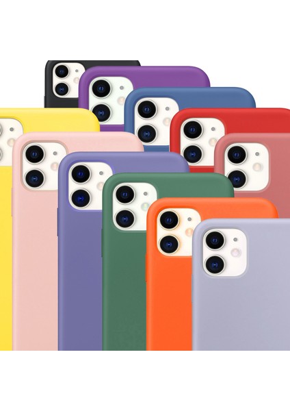 Apple iPhone 12 Kılıf Velvet Içi Kadife Lansman Silikon Kılıf modelleri